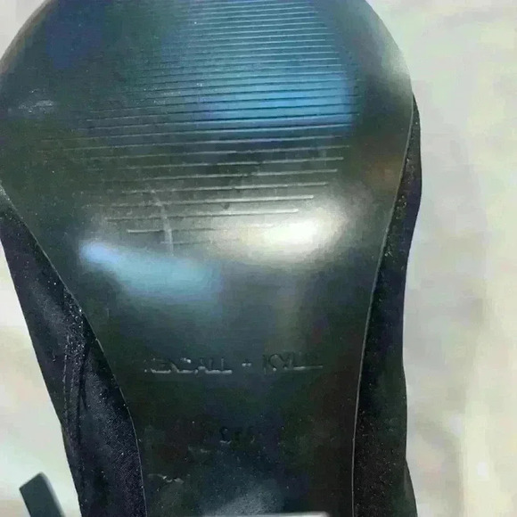 Kendall and Kylie Hailey Satin Black Mid-Calf Boots Size 9 Women's - Picture 8 of 11